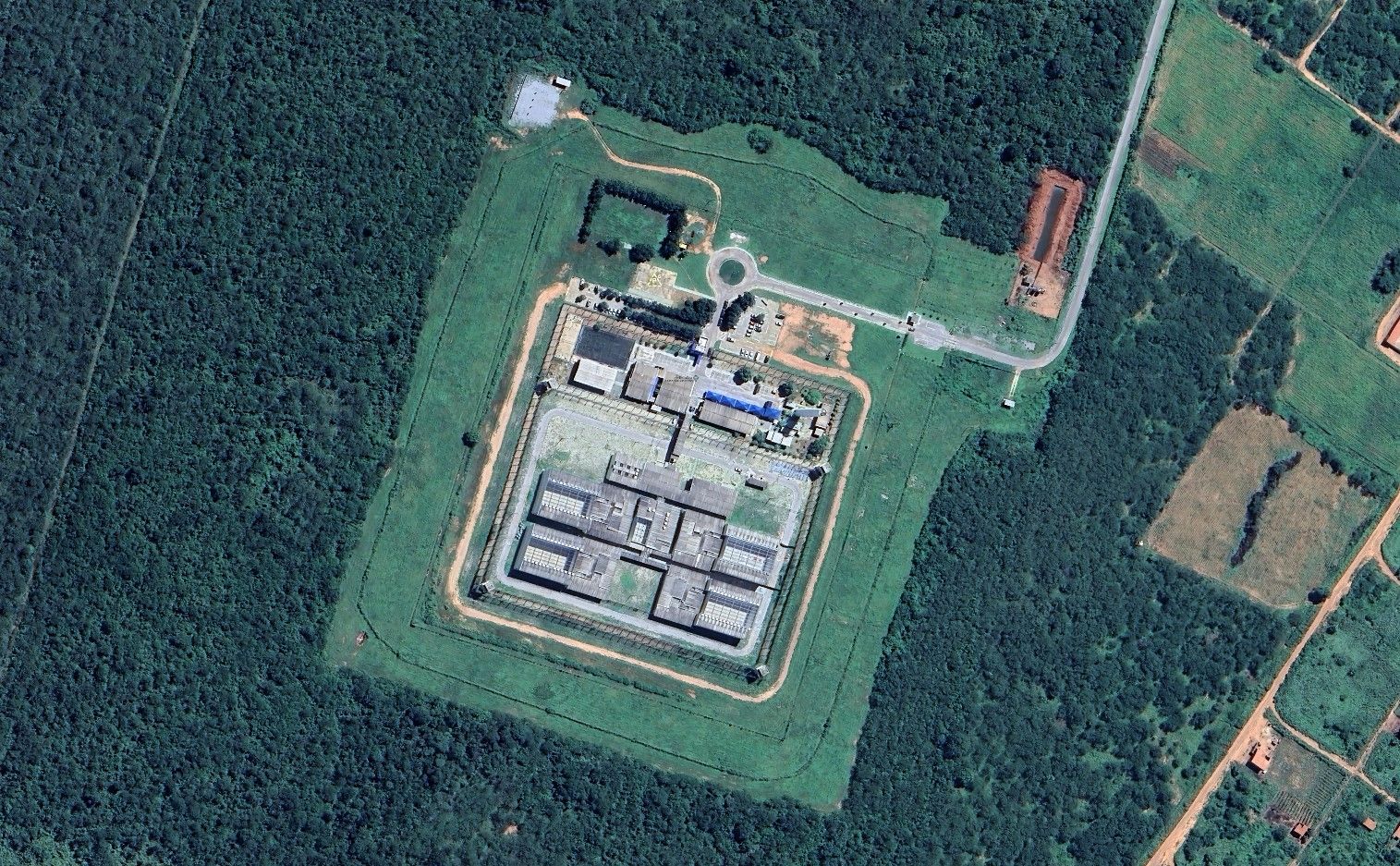 Penitenciária Federal de Mossoró (RN), de onde dois presos fugiram