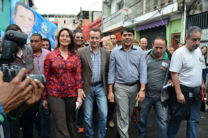 Celso Russomanno durante campanha para a Prefeitura de São Paulo em 2016