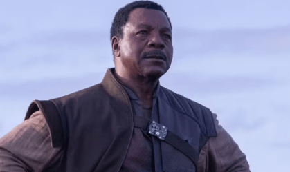 Ator Carl Weathers no filme "The Mandalorian"