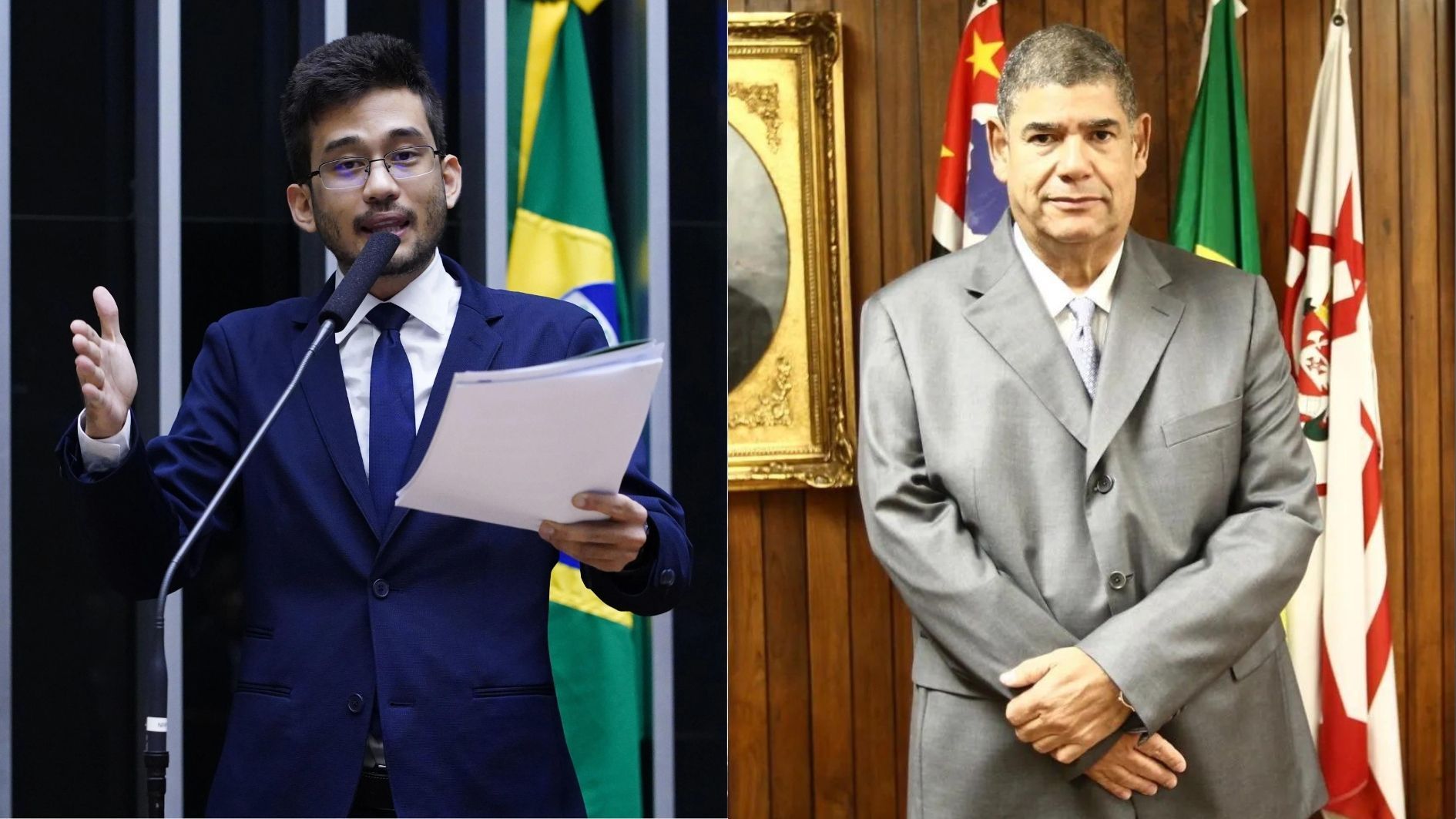 Kim Kataguiri e Milton Leite