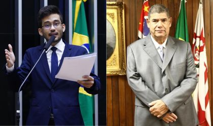 Kim Kataguiri e Milton Leite defendem prévias do União Brasil em SP