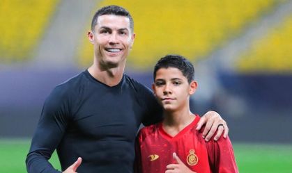 Cristiano Ronaldo e o filho