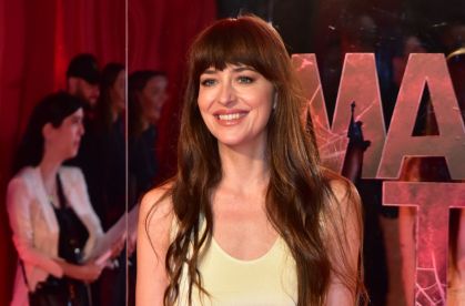 Dakota Johnson em evento no Hotel Fasano, no Rio de Janeiro, em evento para promover "Madame Teia"