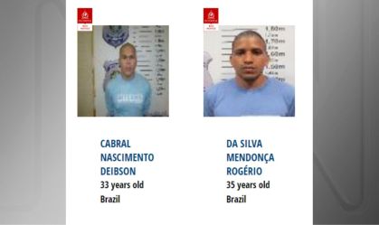 Fugitivos Mossoró lista vermelha