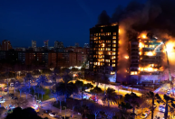 Clubes da Espanha se solidarizam com incêndio em Valência; veja