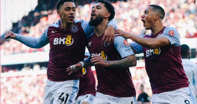 Douglas Luiz, ex-Vasco, fez dois gols na vitória do Aston Villa