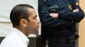 Daniel Alves em julgamento na Espanha