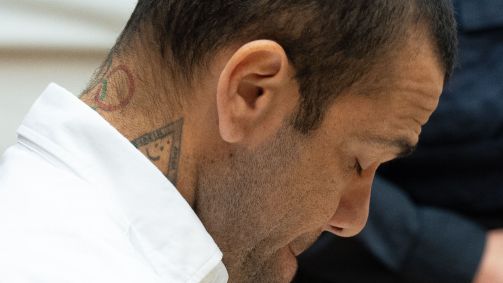 Daniel Alves em julgamento na Espanha