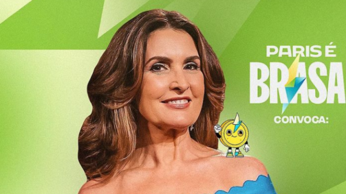 Fátima Bernardes vai participar de equipe de cobertura virtual dos Jogos Olímpicos de Paris 2024