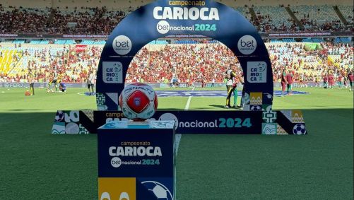 Maracanã antes de Flamengo x Fluminense no Campeonato Carioca