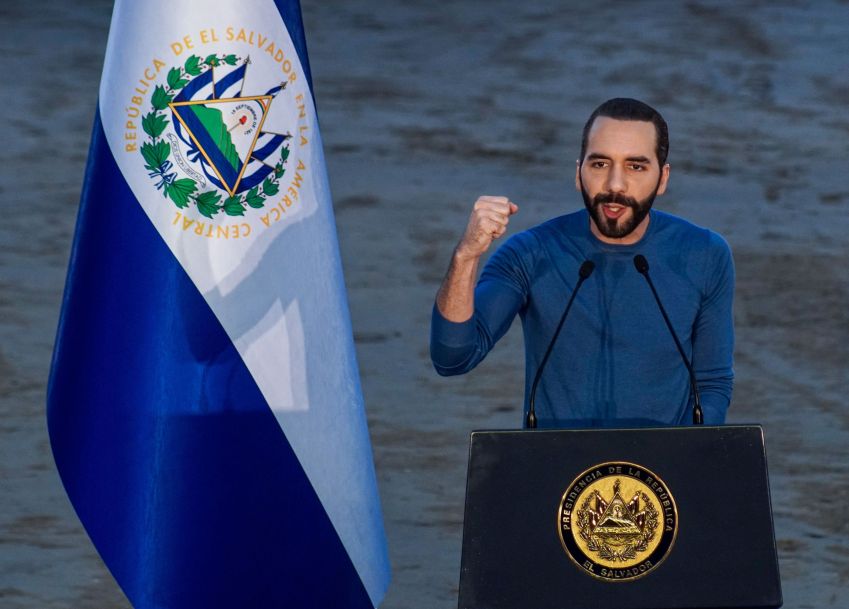 Presidente salvadorenho Nayib Bukele / APHOTOGRAFIA/Getty Images