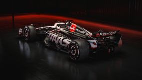 O Haas VF-24, primeiro carro apresentado para a temporada 2024