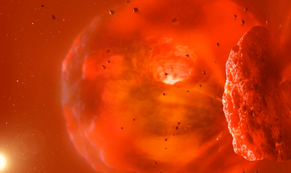 Cientistas da Nasa descobrem indícios de colisão cósmica apocalíptica