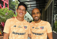 Lucas Moura, do São Paulo, para James Rodríguez: “Fica”