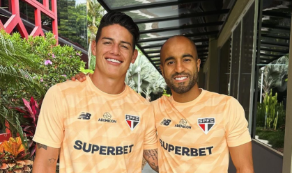 Lucas Moura e James Rodríguez