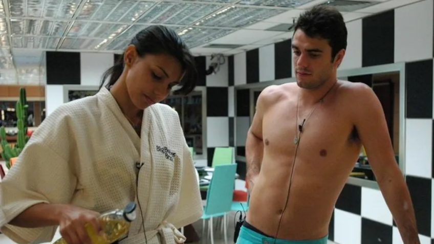 Mariana Felício e Daniel Saullo no BBB 6 • Reprodução