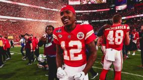 Mecole Hardman marcou o touchdown que deu o título do Super Bowl para os Chiefs