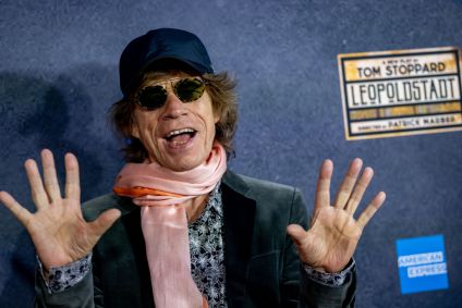 Mick Jagger na noite de abertura da Broadway "Leopoldstadt" no Longacre Theatre, em Nova York, nos Estados Unidos, em 02 de outubro de 2022
