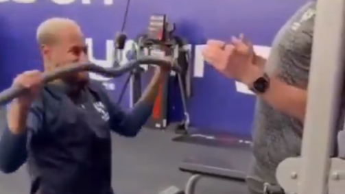 Neymar na academia