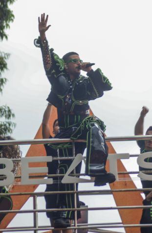 Pedro Sampaio se apresenta no Ipirapuera, em São Paulo, na tarde deste domingo (18) / Araújo/ Agnews