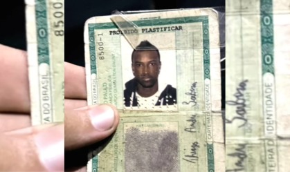 Possível documento perdido de Thiaguinho
