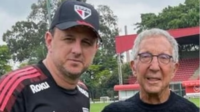 Rogério Ceni ao lado do empresário Abilio Diniz / Reprodução / Redes Sociais