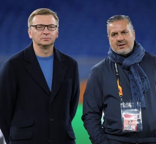 Serhii Palkin (à esquerda), CEO do clube de futebol ucraniano Shakhtar Donetsk / Reprodução Instagram/palkin.sergey