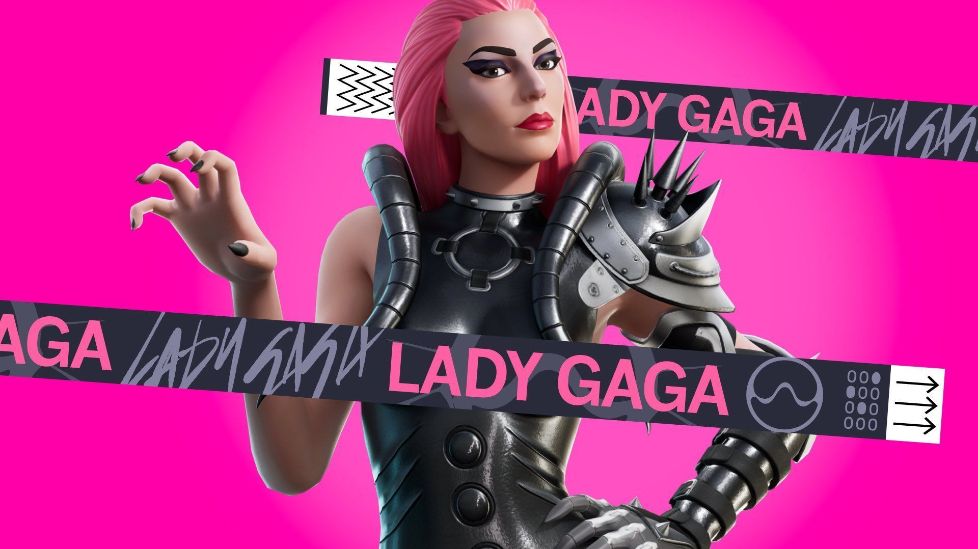 Skin de Lady Gaga no jogo "Fortnite" foi revelada pela própria cantora nas redes sociais nesta quinta-feira (22)