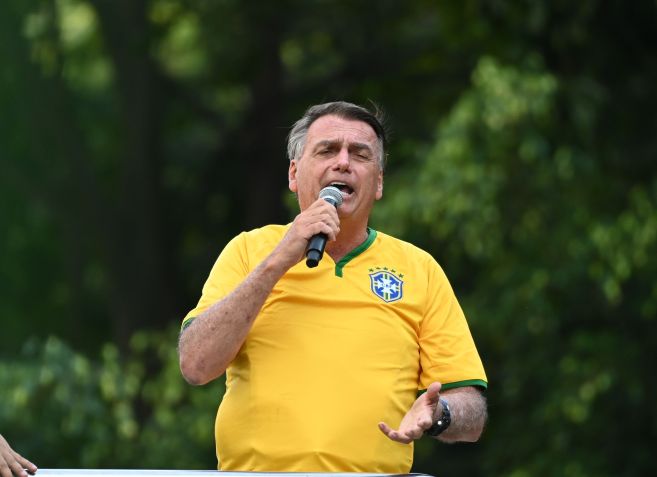 O ex-presidente Jair Bolsonaro Foto: 25/02/2024 - ANDRÉ RIBEIRO/THENEWS2/ESTADÃO CONTEÚDO