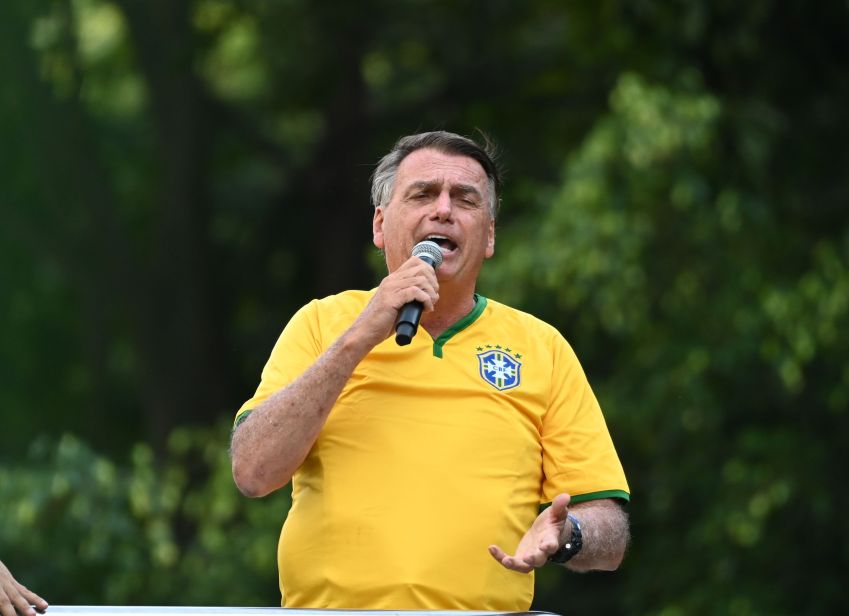 O ex-presidente Jair Bolsonaro Foto: 25/02/2024 - ANDRÉ RIBEIRO/THENEWS2/ESTADÃO CONTEÚDO