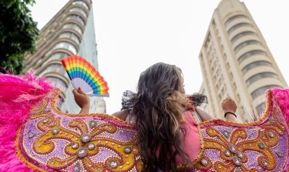 Foliões aproveitam o pré-Carnaval em Belo Horizonte (MG)
