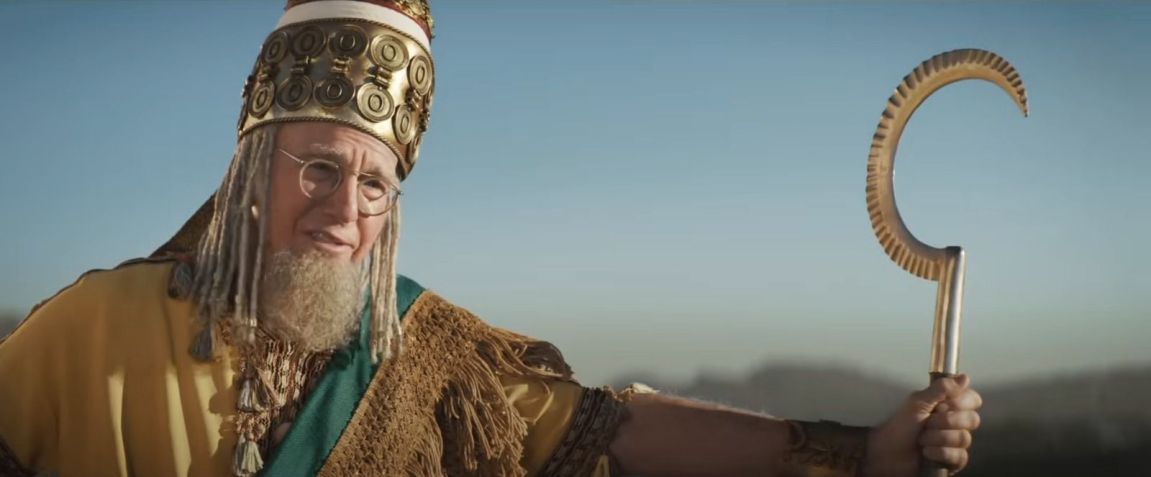 O ator Larry David em comercial da FTX transmitido no Super Bowl / Divulgação: FTX