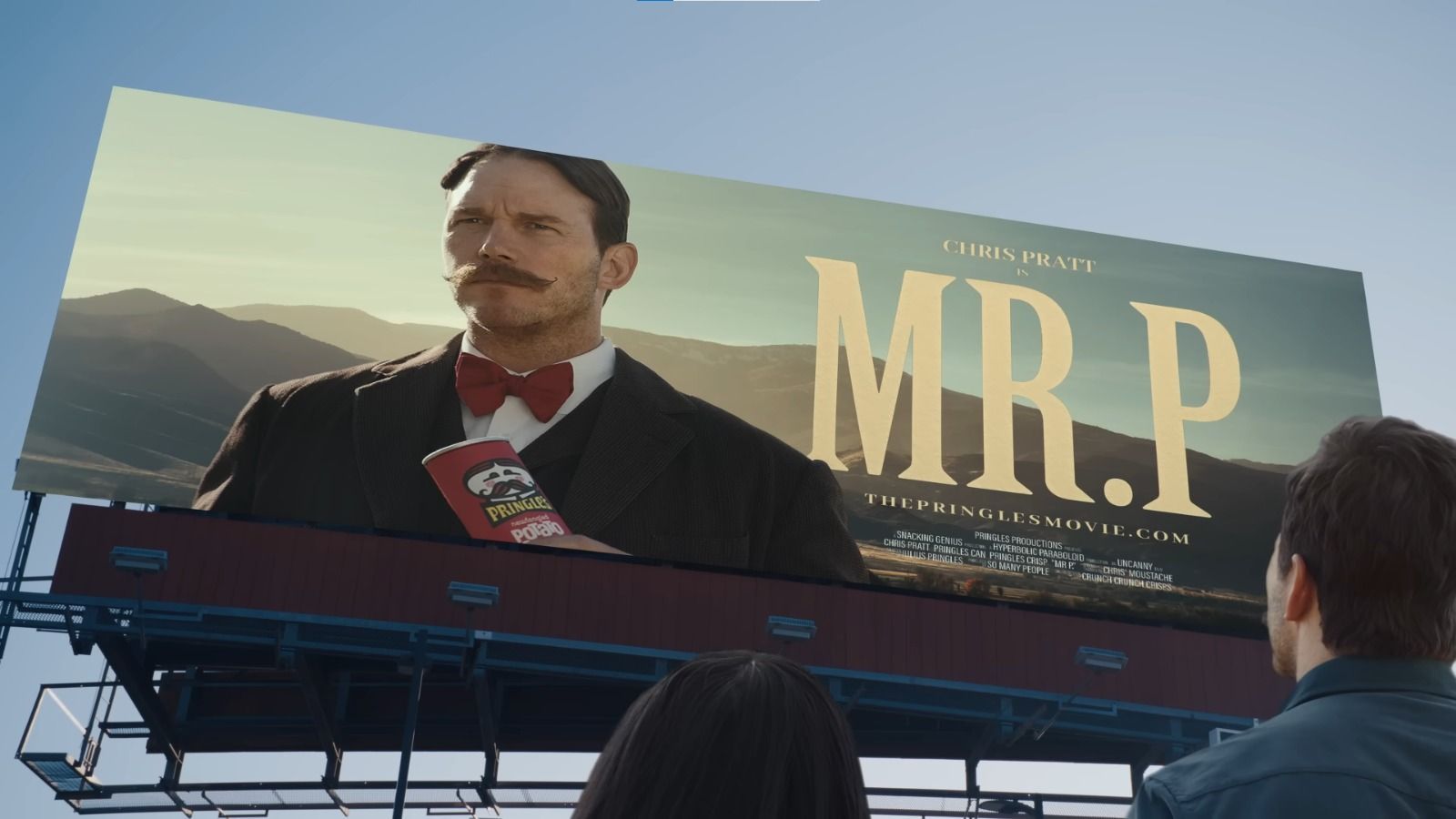 Chris Pratt personifica o logo da Pringles em comercial para o Super Bowl desse ano
