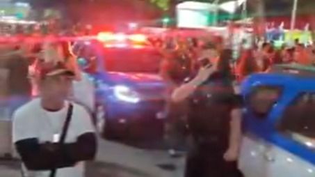 Polícia Militar do Rio de Janeiro atende ocorrência no bloco Banda do Lido