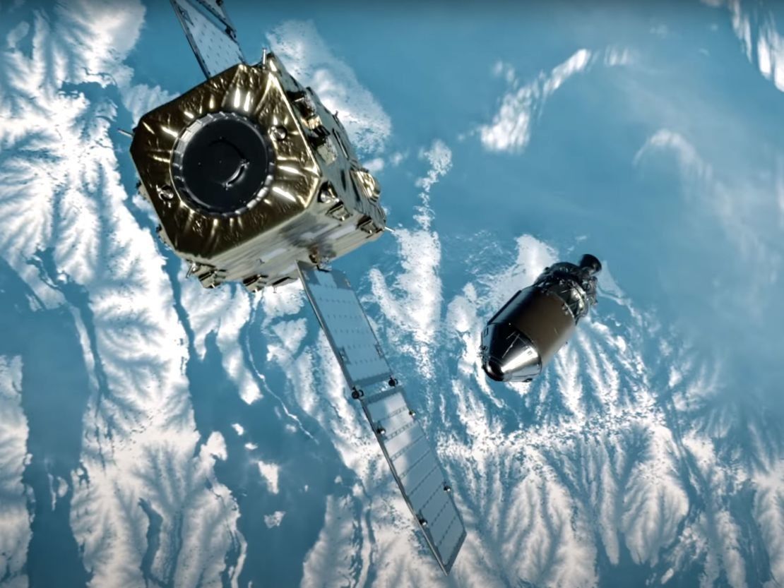 satélites orbitando a terra