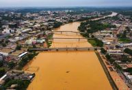 Em meio a enchentes históricas, Acre registra uma morte e cidades alagadas