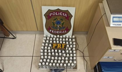 PRF apreende 100 kg de mercúrio em blitz; PF investiga rede de tráfico