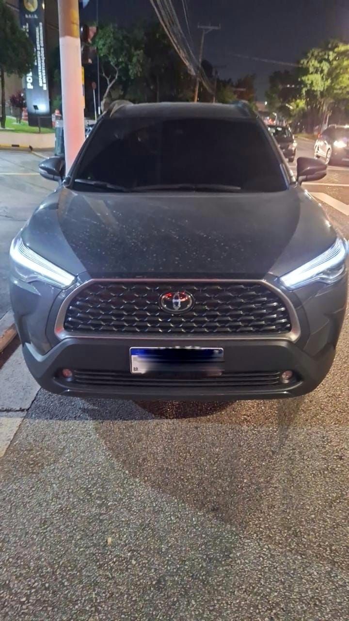 Carro de luxo apreendido com suspeitos pela Polícia Civil de SP / Reprodução/Polícia Civil SP