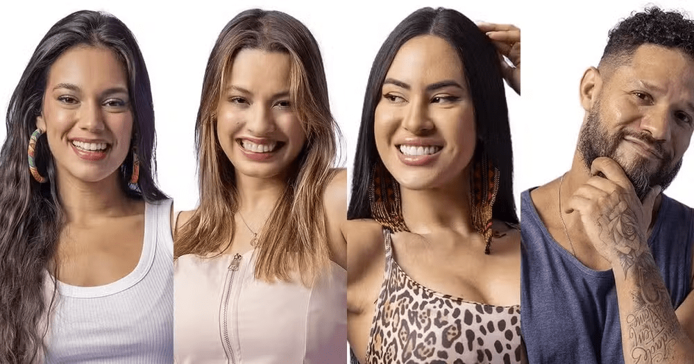 BBB24: Alane, Beatriz, Isabelle e Juninho formam o Paredão