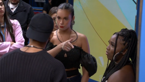Alane e Leidy discutiram com Juninho após formação de paredão