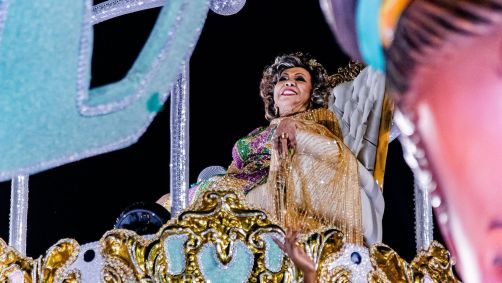 Alcione foi o enredo da Mangueira no Carnaval 2024