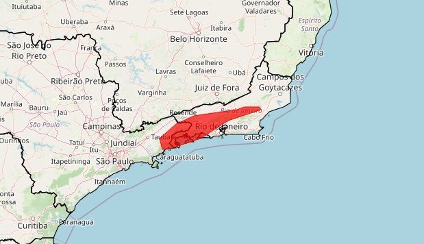 Formação de fenômeno deve provocar chuva intensa nos próximos dias; ventos podem atingir 100 km/h / Inmet