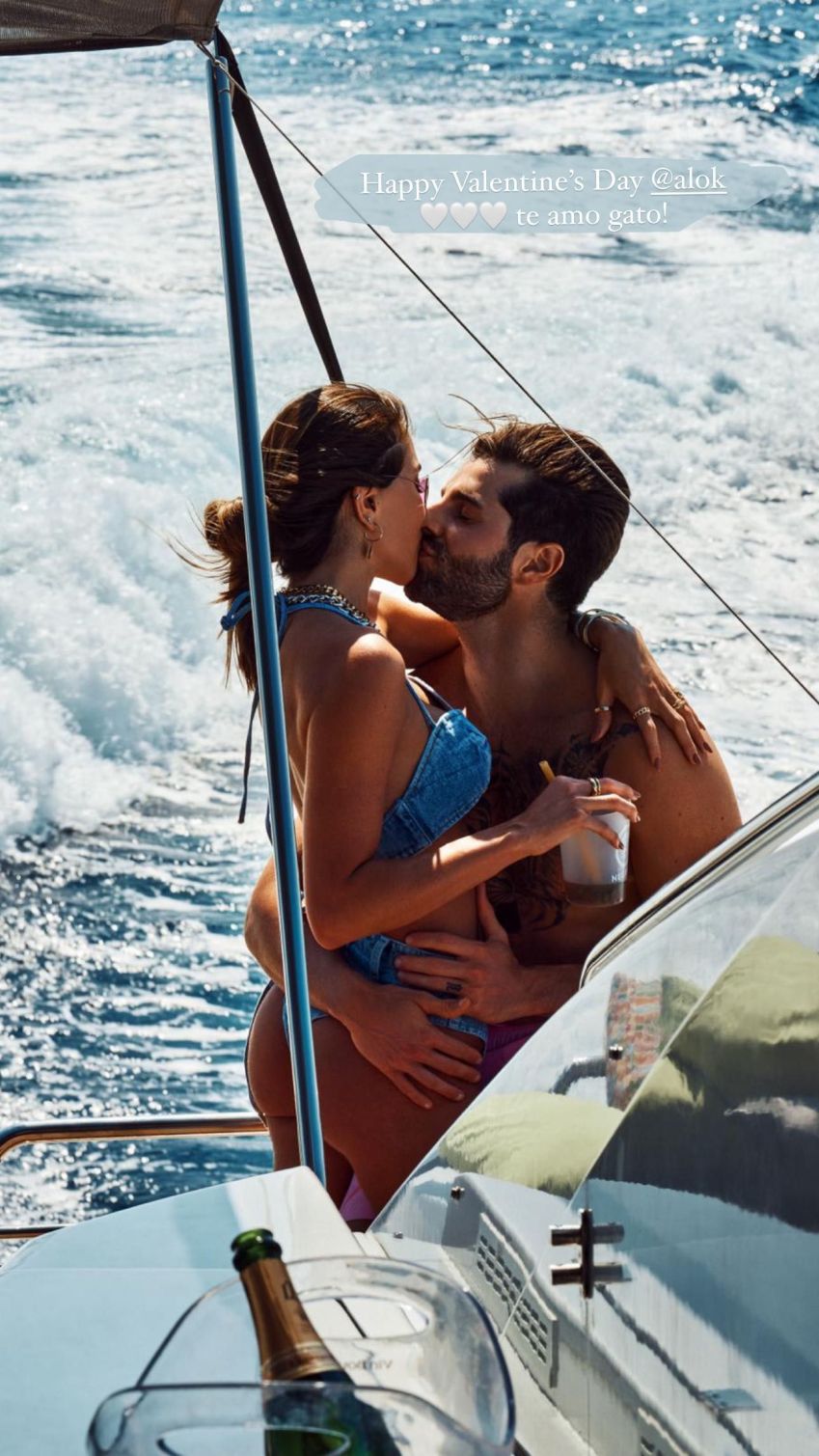 Alok e Romana Novais celebram Valentine's Day / Reprodução/Romana Novais/Instagram