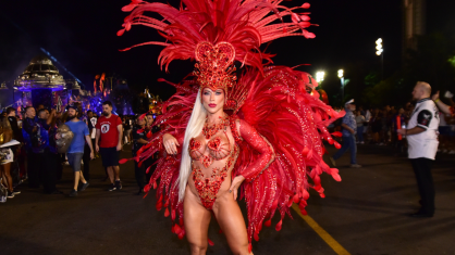 Ana Paula Minerato desfilou pela Gaviões da Fiel no Carnaval 2024
