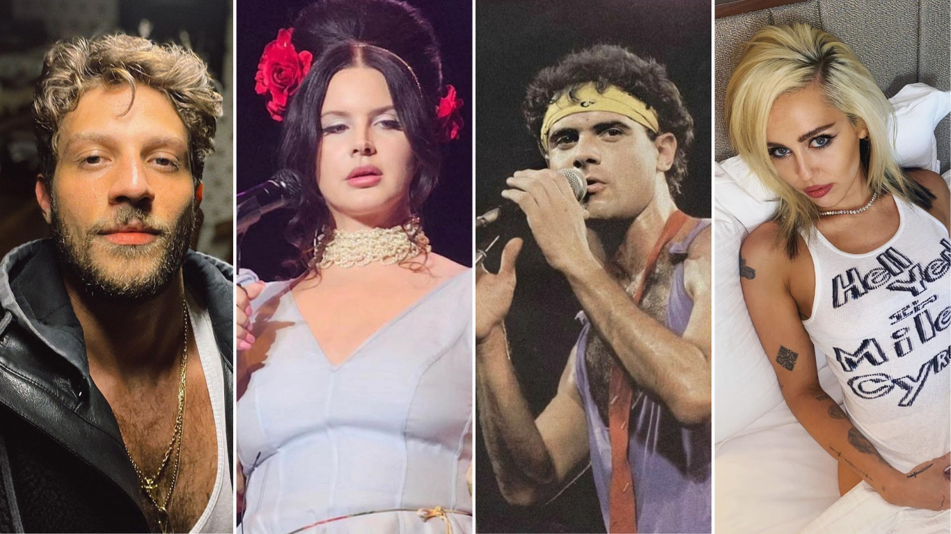 Chay Suede, Lana Del Rey, Cazuza e Miley Cyrus possuem nomes artísticos