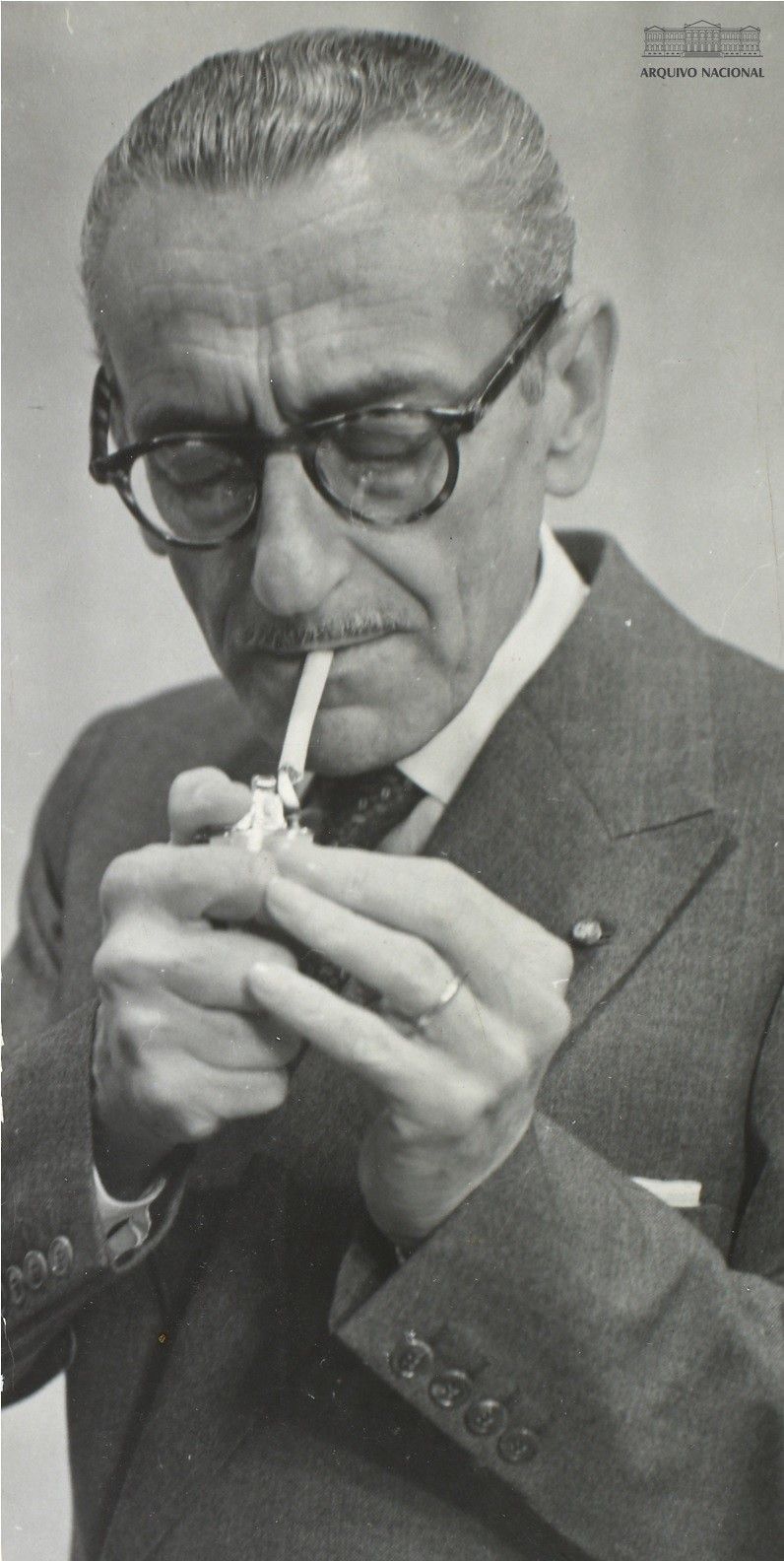 Ary Barroso em agosto de 1963. / Arquivo Nacional. Fundo Correio da Manhã.