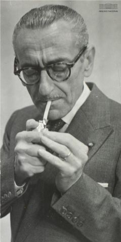 Ary Barroso em agosto de 1963. / Arquivo Nacional. Fundo Correio da Manhã.