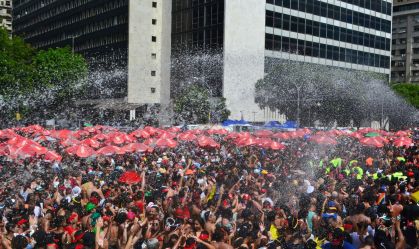 Desfile do Bloco da Anitta no centro do Rio