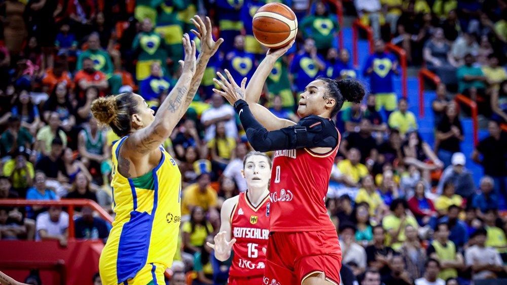 Lance de Brasil x Alemanha pelo Pré-Olímpico de Basquete Feminino