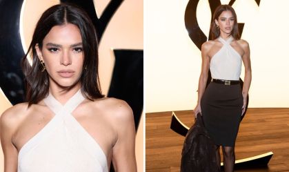 Em Paris, Bruna Marquezine acompanha desfile da Saint Laurent
